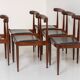 Set of 6 "Model 500" dining chairs by Alfred Hendrickx