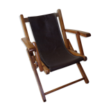 Fauteuil pliant en bois pour enfant