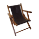 Folding wooden toddler armchair