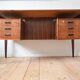 Rosewood Desk By Gunnar Nielsen For Tibergaard, 1960s.