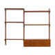 Kai Kristiansen teak wall unit with console, Denmark, 1960s