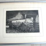 Gravure épreuve d'artiste située et signée