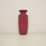 vintage red Prisma West Germany vase Scheurich
