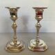 Pair of candlesticks silver metal W Germany