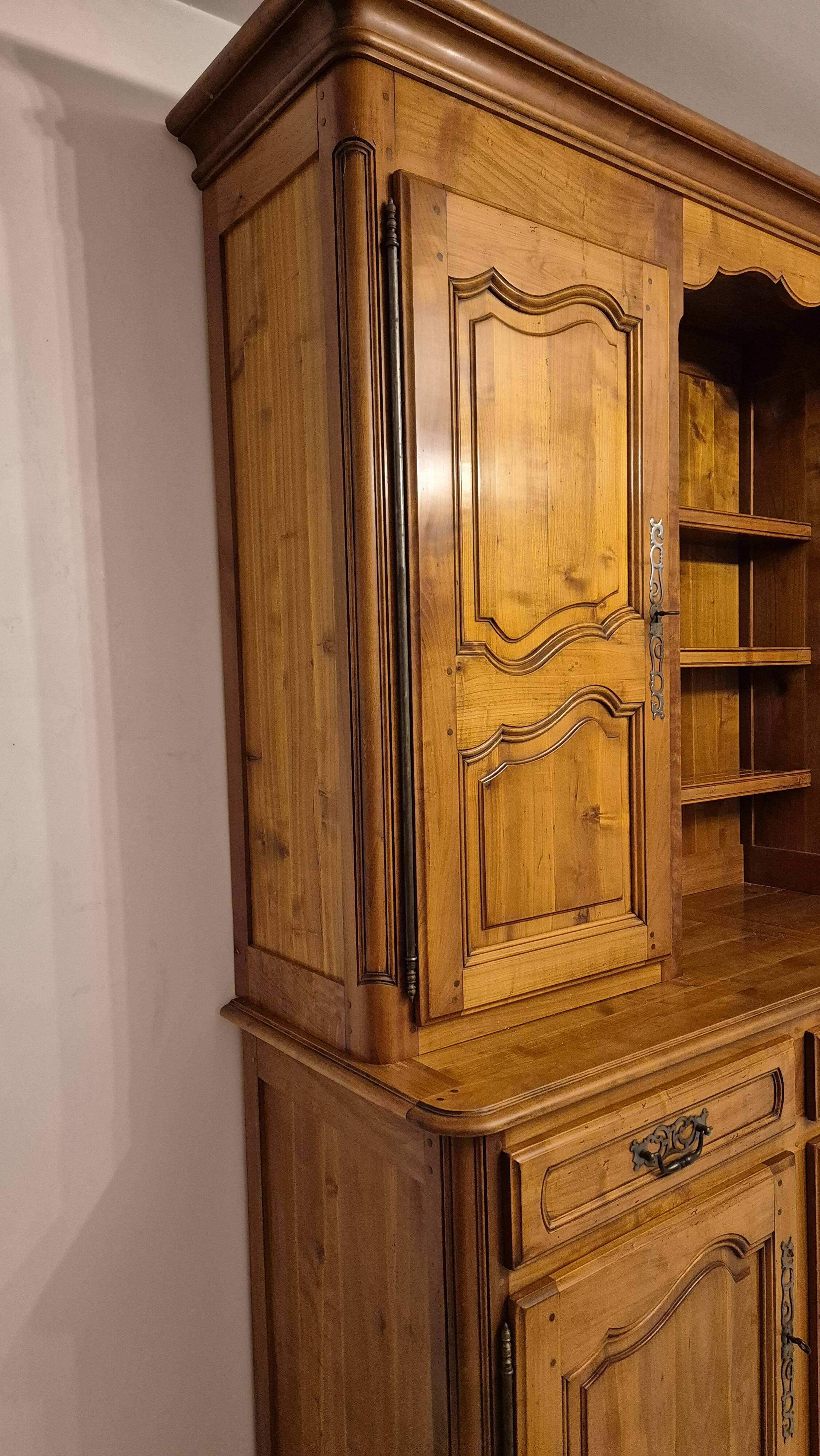 Louis XV Cherry Wood Sideboard/Cabinet