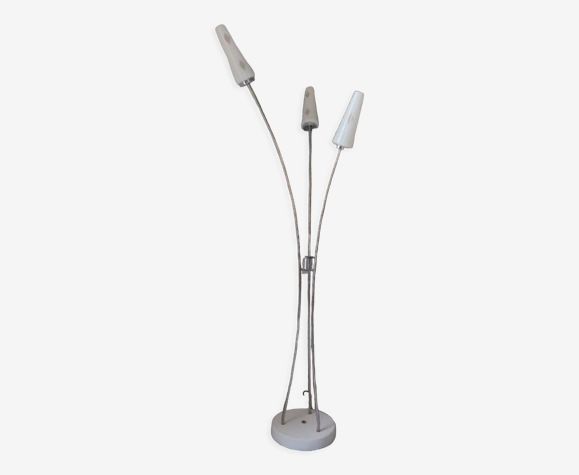 Lampadaire vintage chromé 1960