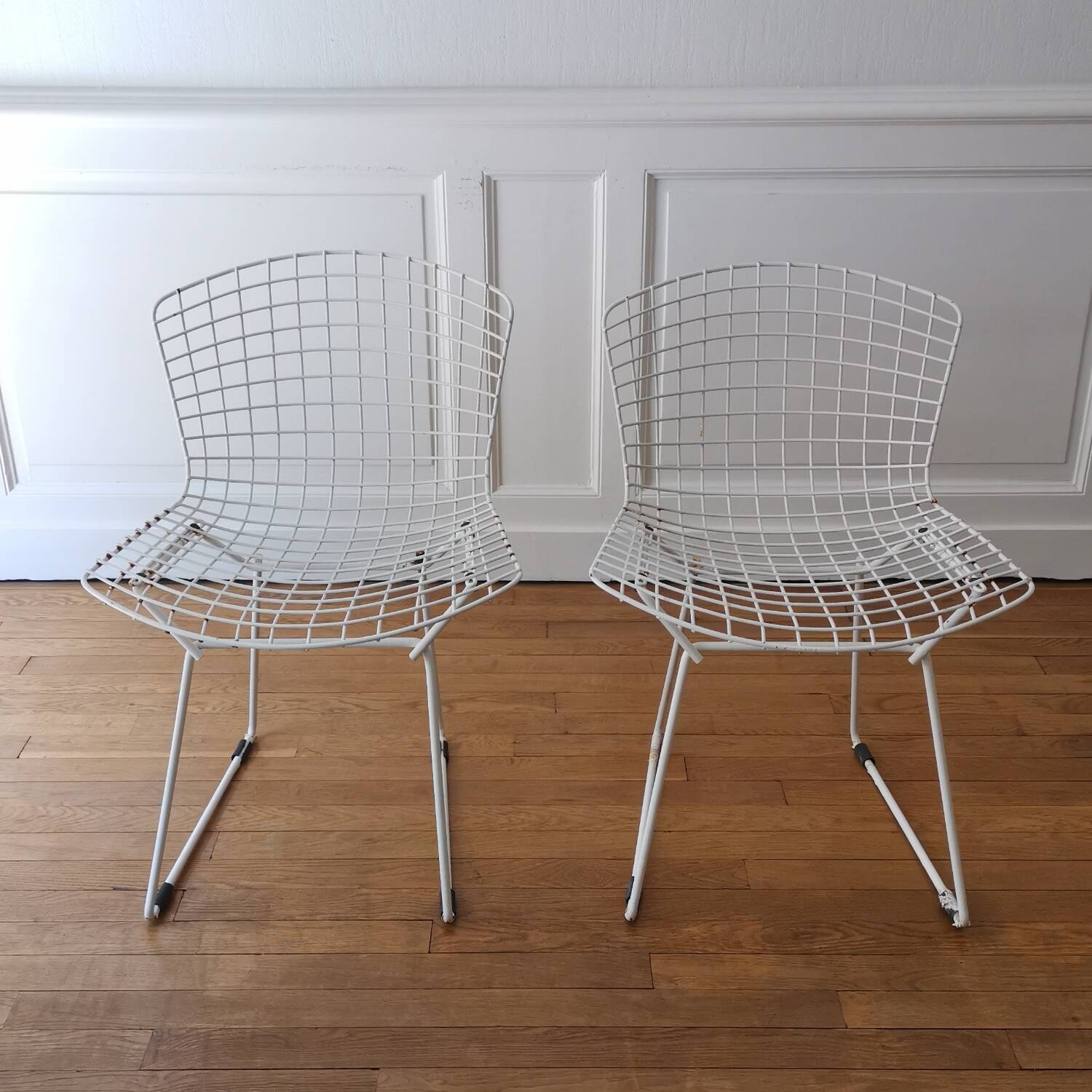 Pair of Harry Bertoia chairs, Knoll, vintage