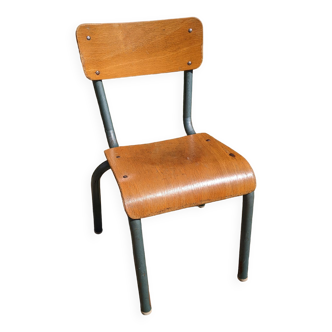 Old mullca 511 school chair for small child vintage nursery