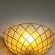 Art Deco mother-of-pearl wall light