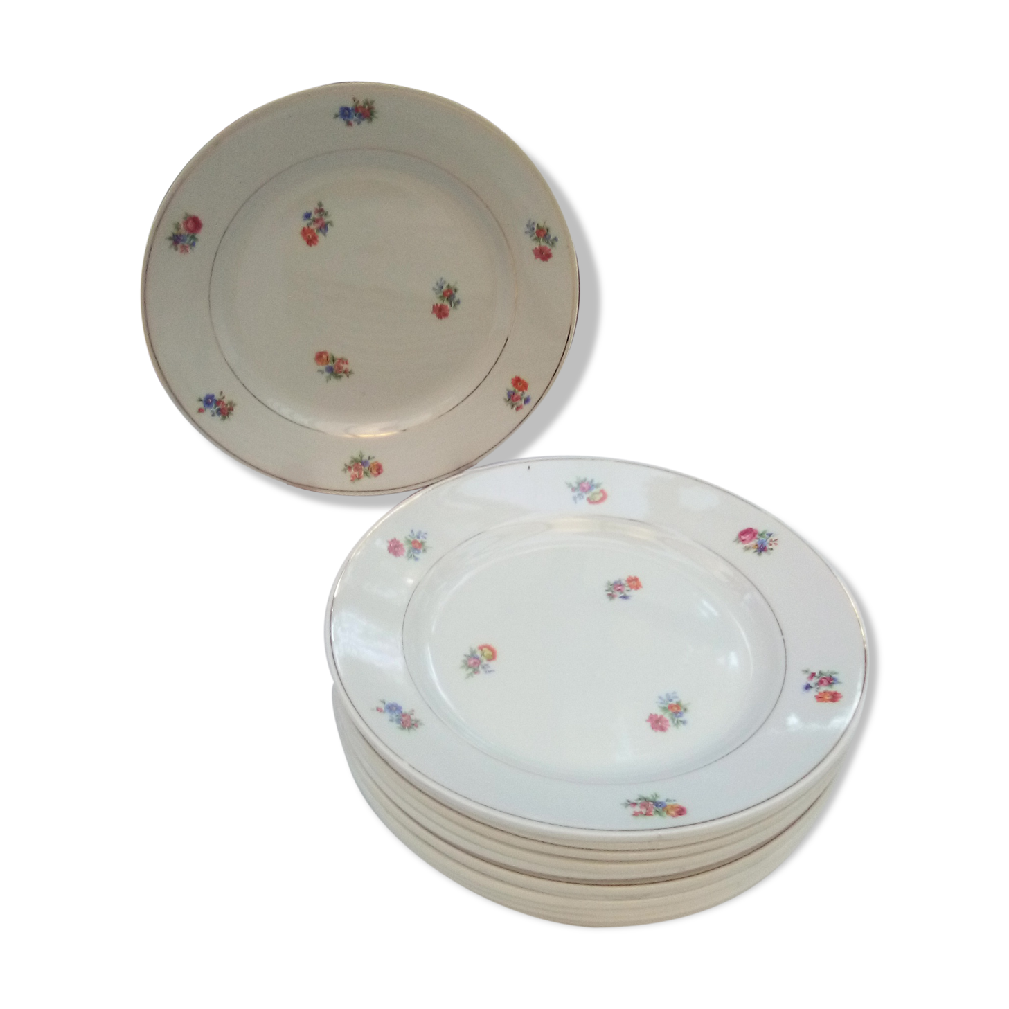 12 old flat plates Brabant / Mill of Wolves