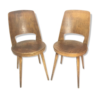 Pair of Baumann Mondor vintage  chairs