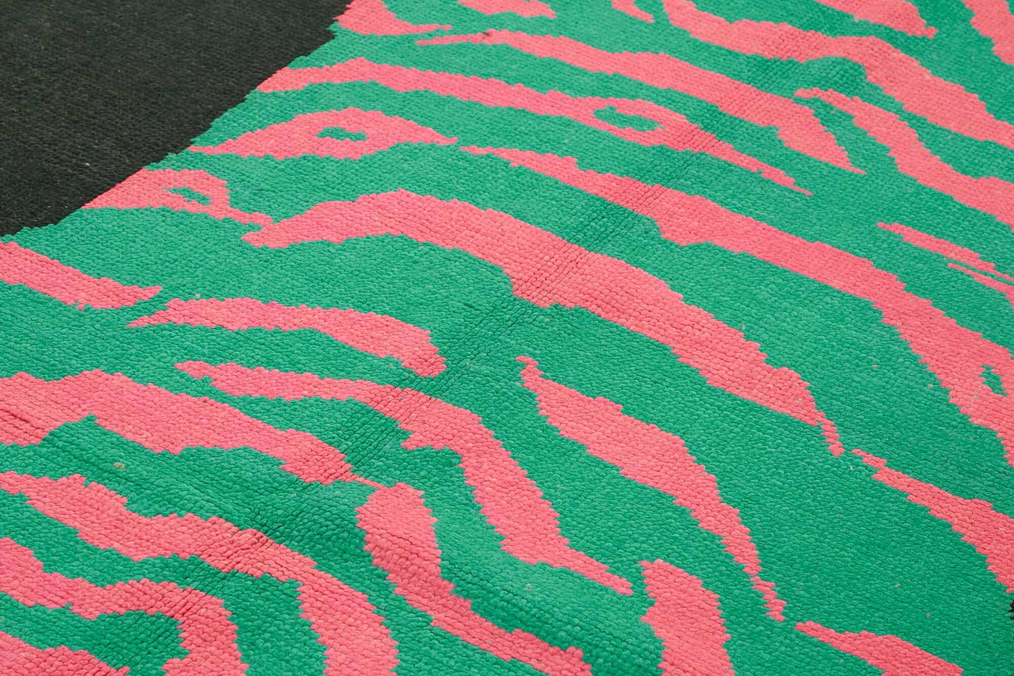 Turkish Handknotted Wool Tiger Rug 203 cm x 330 cm