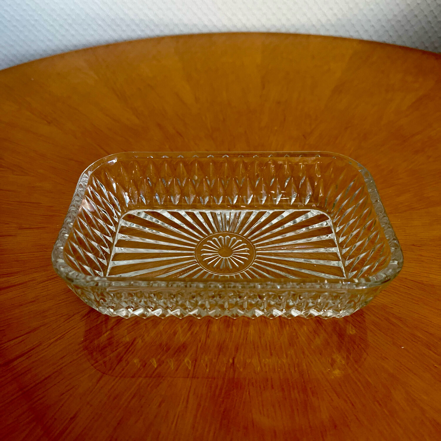 Vintage glass dish 1960