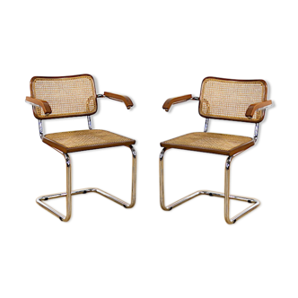 Armchairs model B64 by Marcel Breuer
