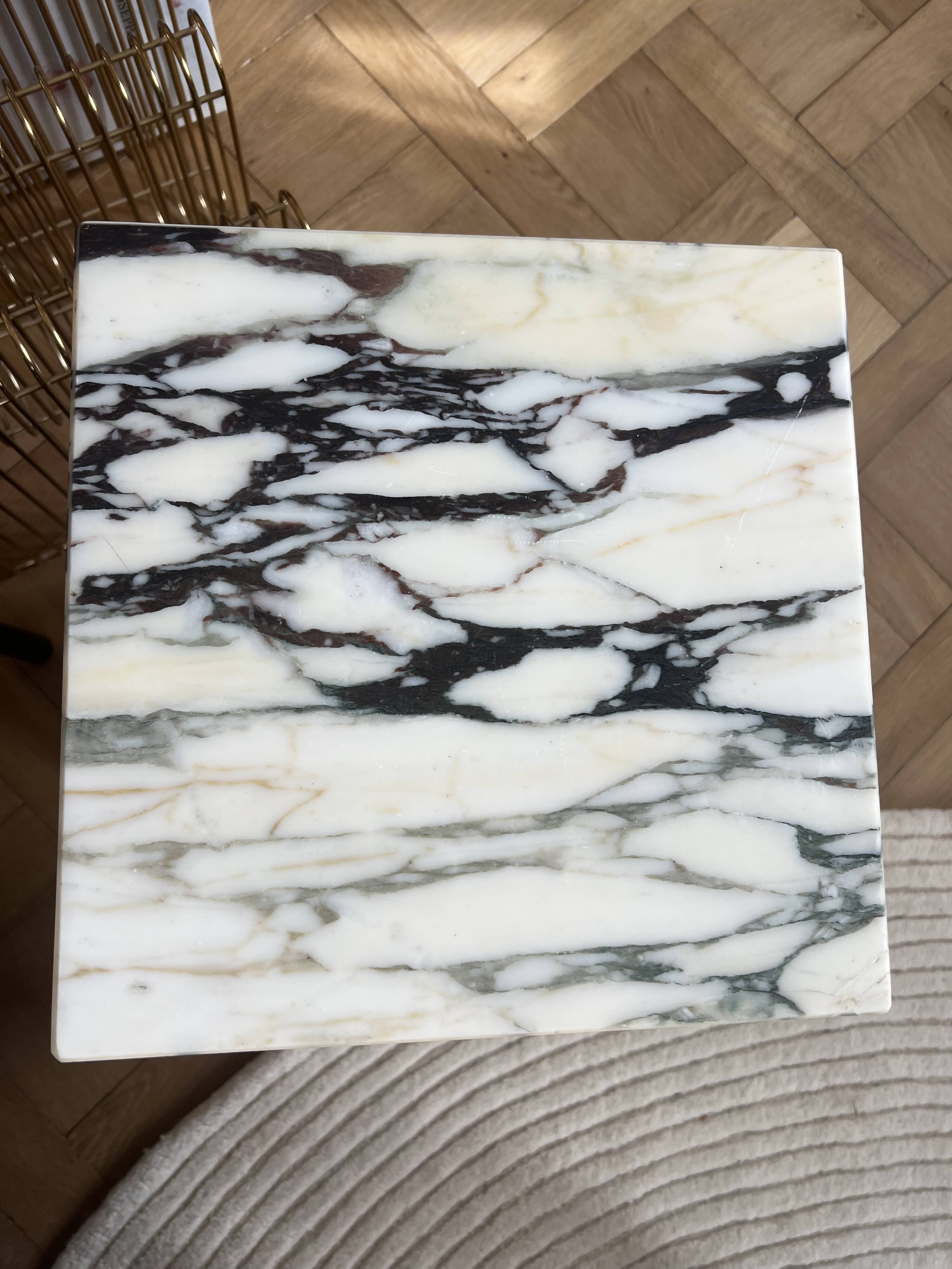 Calacatta Viola Marble Coffee Table Square 40x40x40