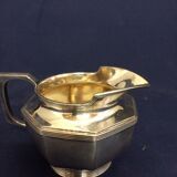 Art deco silver metal milk pot