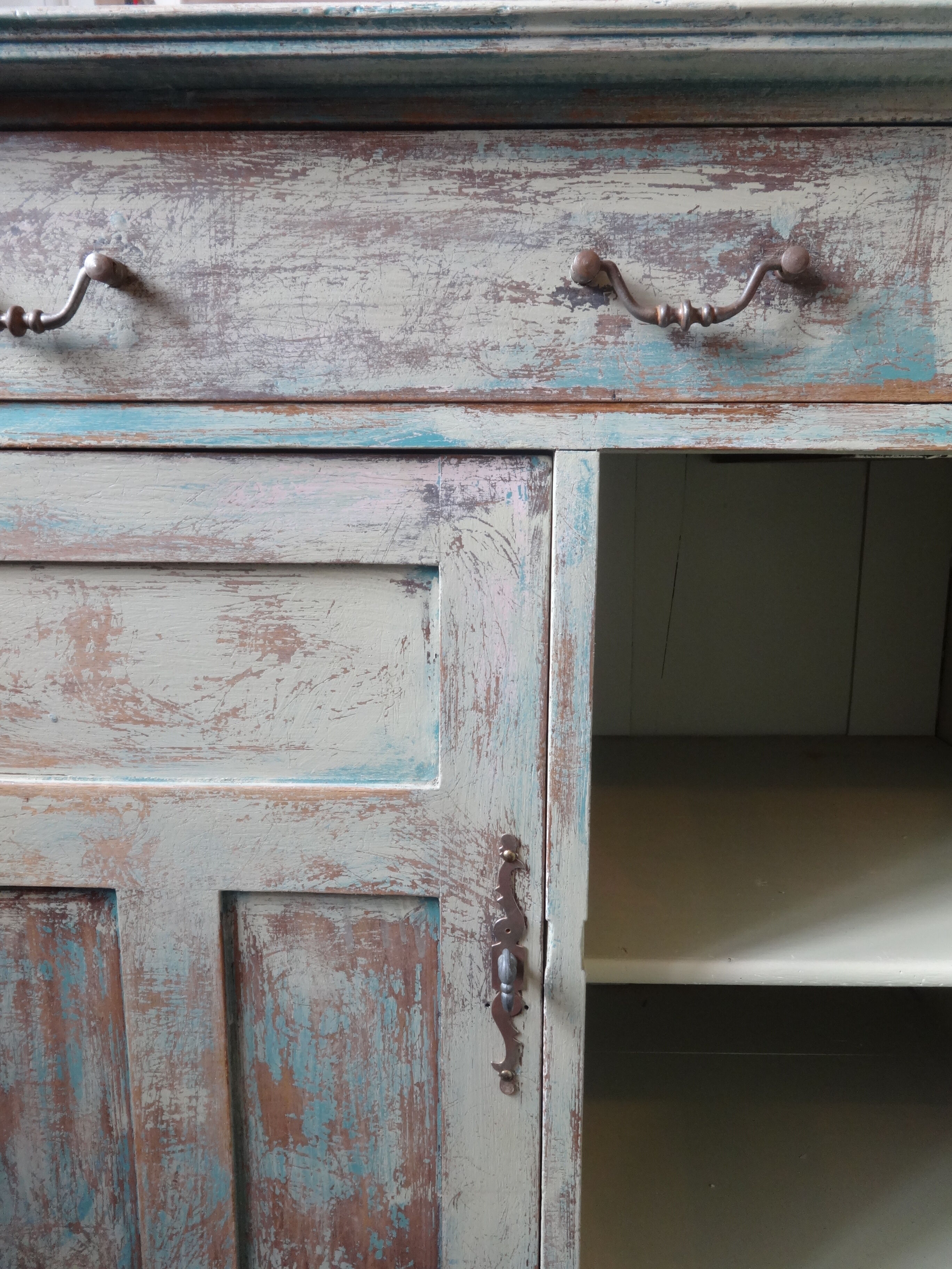 Old patina sideboard