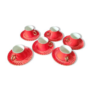 set de 6 tasses à café