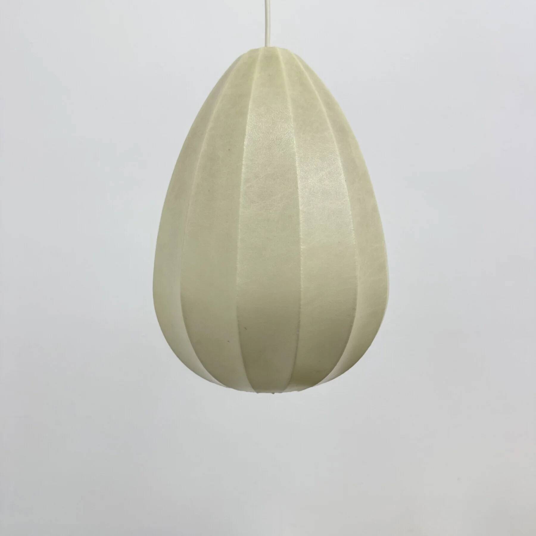 Cocoon pendant lamp by Friedel Wauer for Goldkant Leuchten in resin, Germany, 1960s