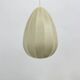 Cocoon pendant lamp by Friedel Wauer for Goldkant Leuchten in resin, Germany, 1960s