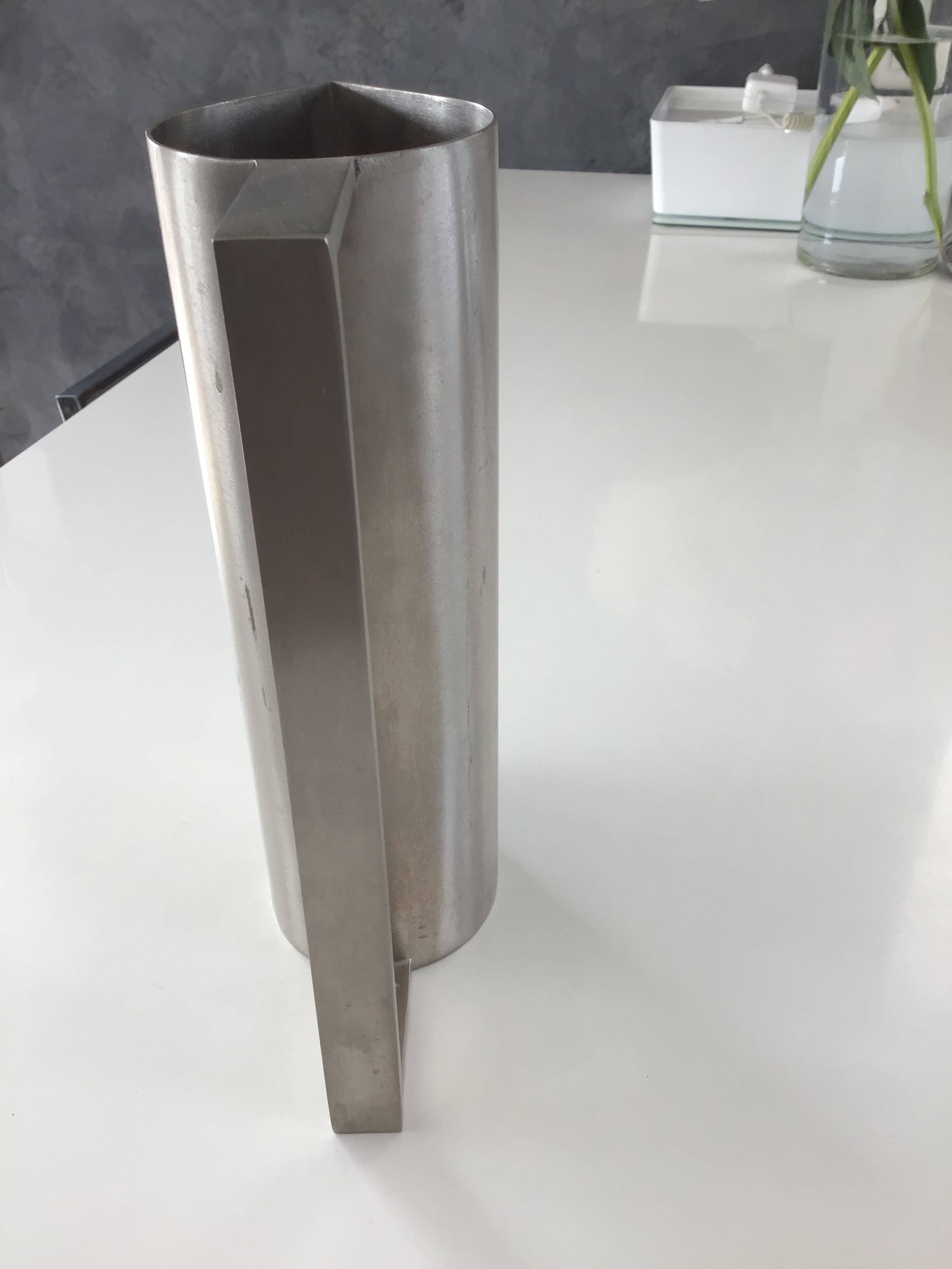 Armani brushed steel pitcher
