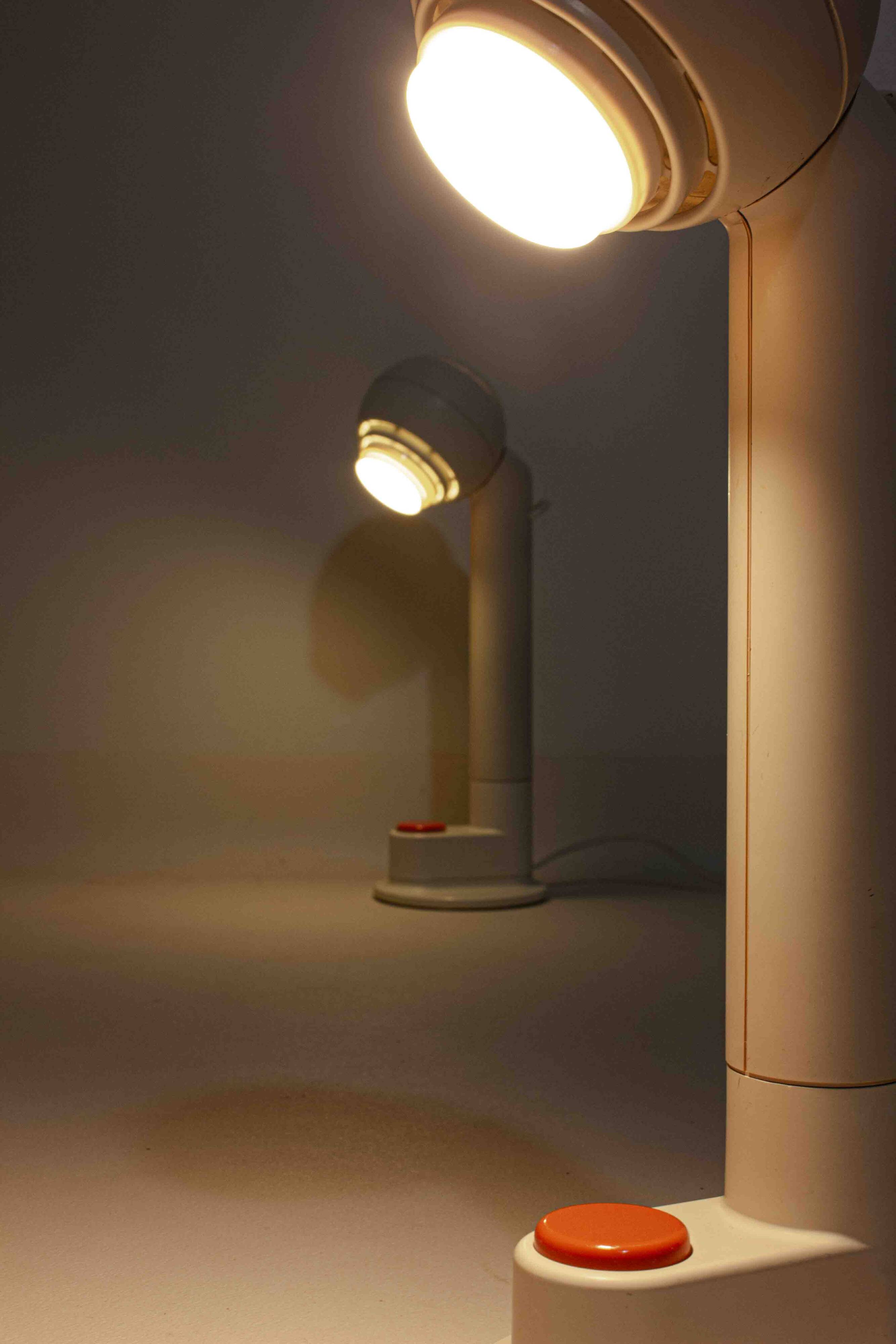 Set of space age Osram desk lamps by Schlagheck, 1977