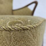 1960s, Danish armchair by Slagelse Møbelværk, model 157, velour.