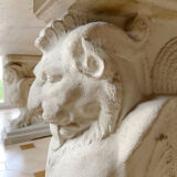 Jean-Charles Moreux style marble and stone table