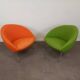 Pair of Hanna armchairs, Artifort brand
