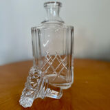 Glass crystal whisky decanter