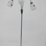 1960s floor lamp with glass shades, Czechoslovakia