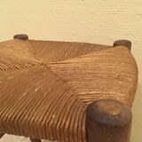 Ancient wooden and straw stab