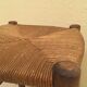 Ancient wooden and straw stab