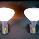 Pair of wall lamps, Italy, 1950