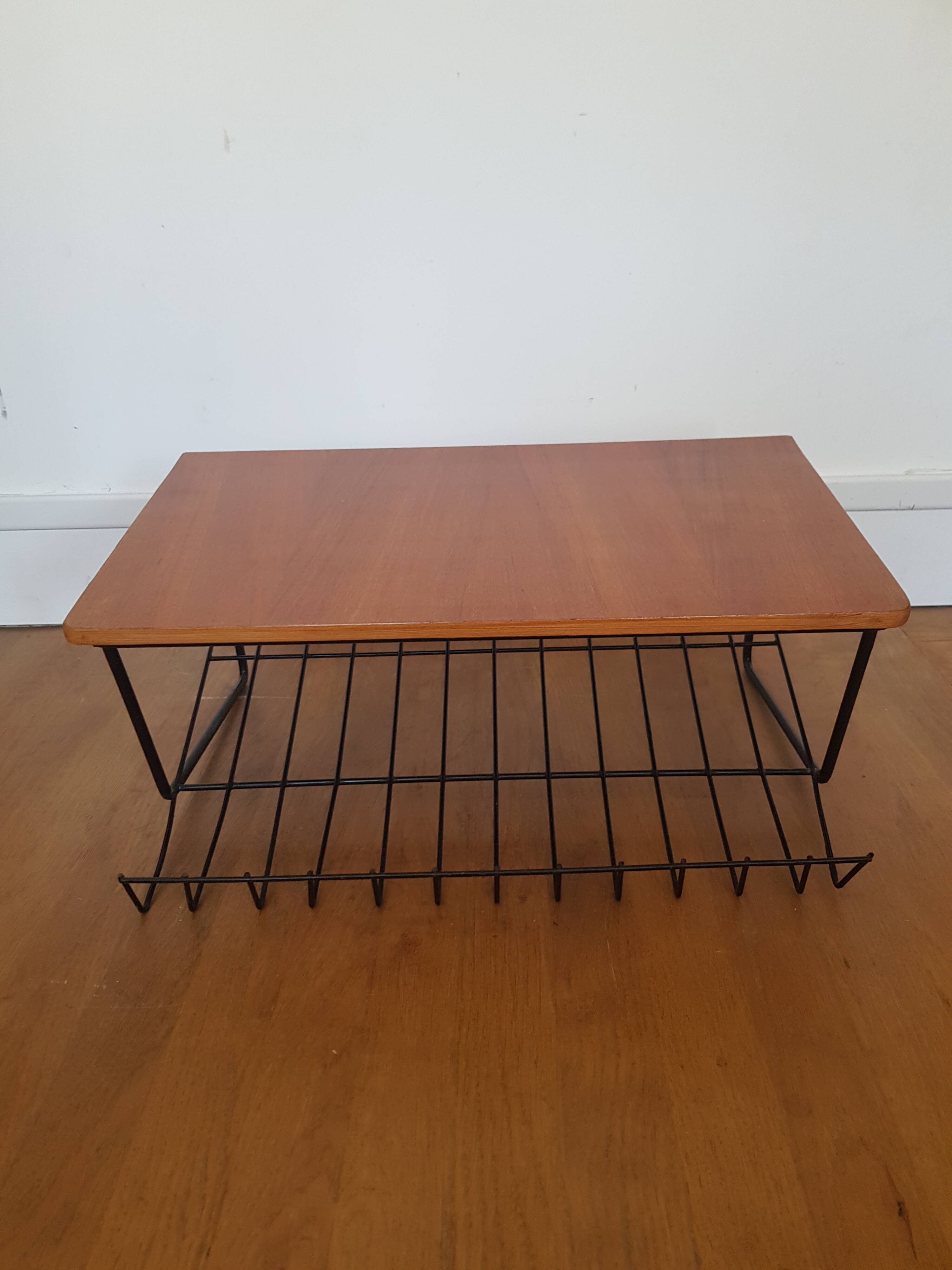 Scandinavian wall-mounted bedside table