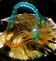 Antique amber glass bon bon glass basket