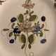 3 sweet pea plates, Samadet earthenware, 18th century