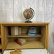 Vintage wood/wicker cabinet