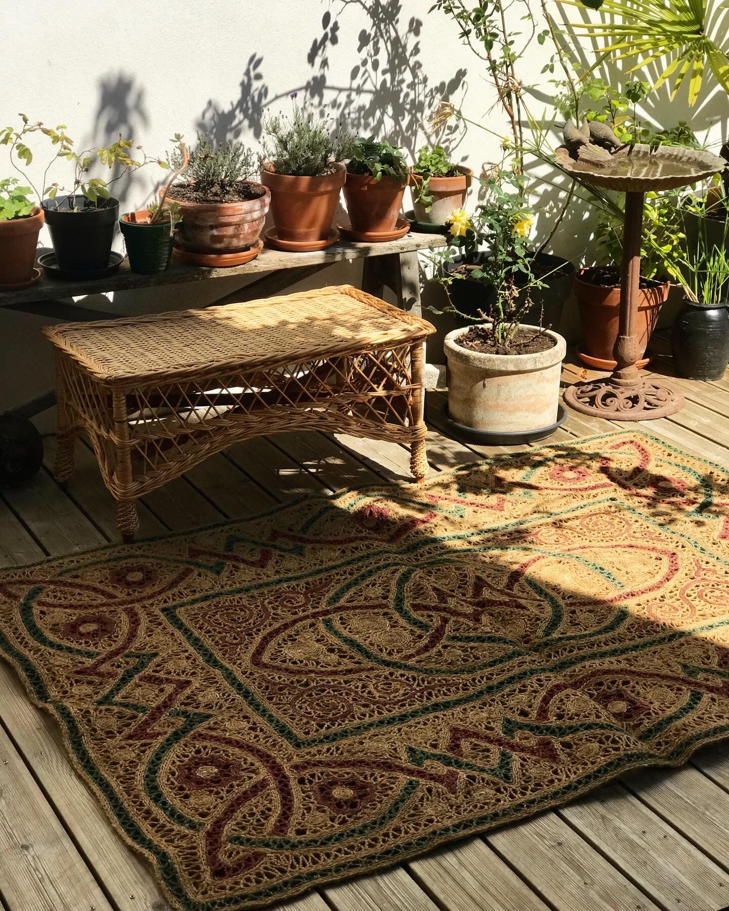 Antique carpet