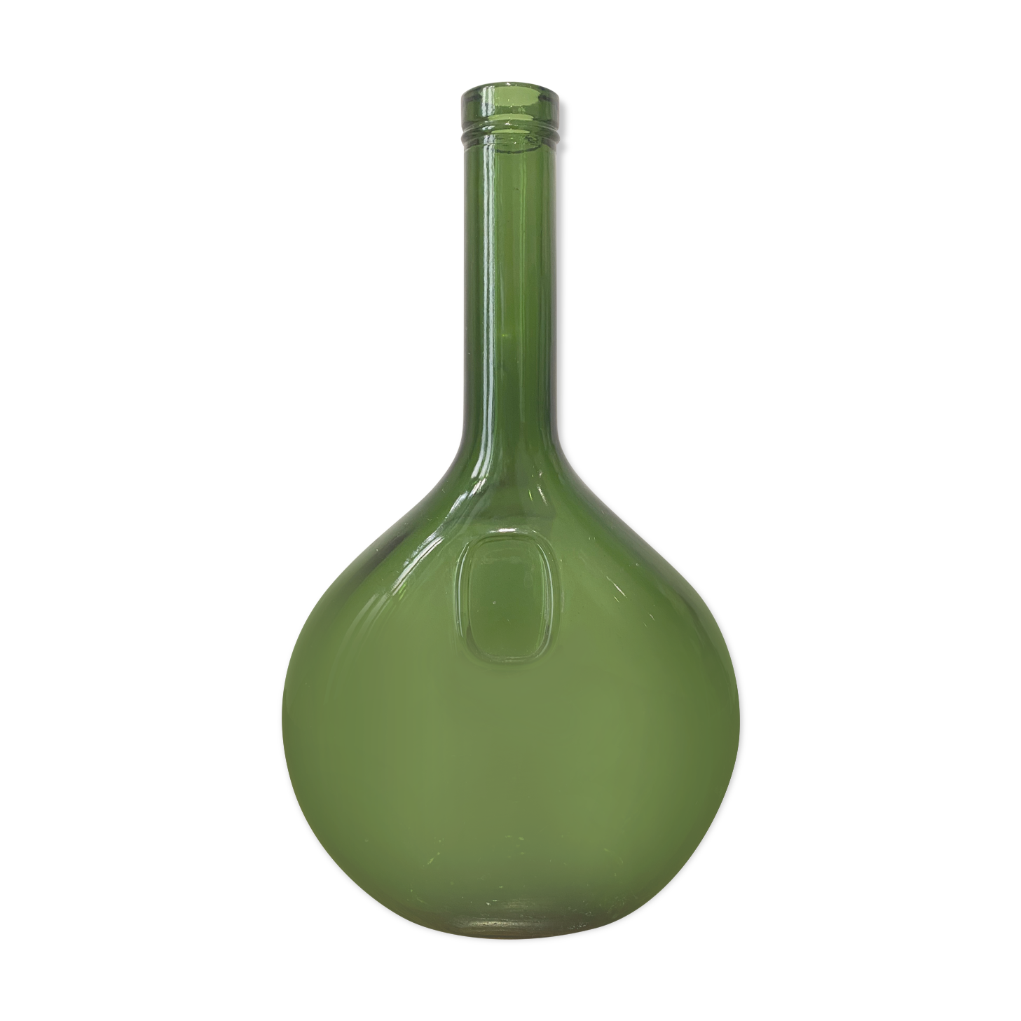 Carafe glass - olive green