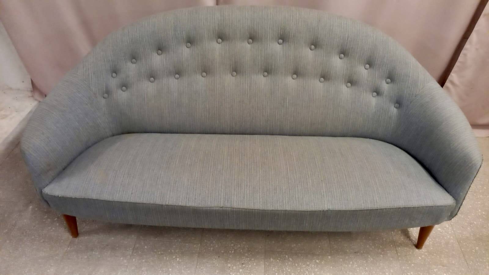 Swedish vintage Paradise sofa designed by Kerstin Hörlin-Holmquist , produced by Nordiska Kompaniet,