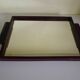 Serving tray with mirror