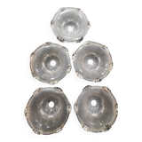 Set of 5 art deco tulips