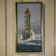 Painting "The Lighthouse of La Jument" figurative art by Julian Taylor 1990