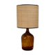 Lampe dame jeanne et rabane