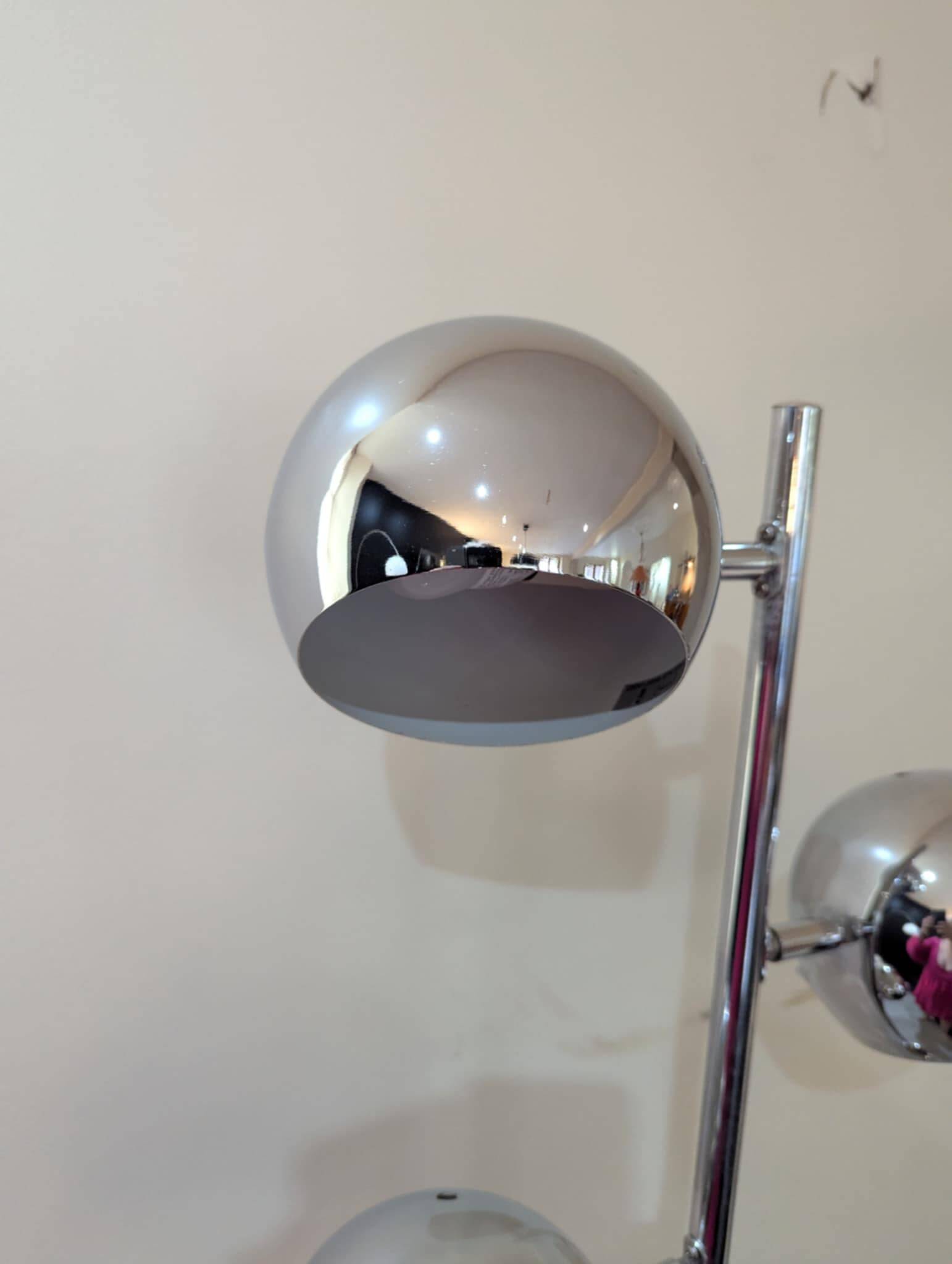 Lampadaire eye ball, années 70/80