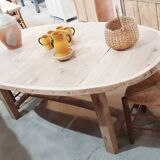 Table de ferme ovale