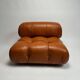 Camaleonda Lounge Sofa in Cognac Leather by Mario Bellini for B&B Italia, 1973, Set of 4