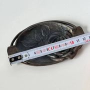 Vintage Lisieux metal ashtray / pocket emptier - 1930s art deco style