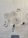 Murano glass chandelier shaped old drop 6 vintage branches